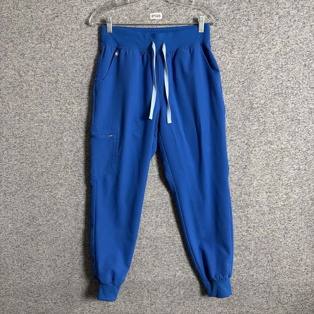 Figs Women’s Size Small Blue 5301 High Waisted Zamora Jogger Scrub Pants
